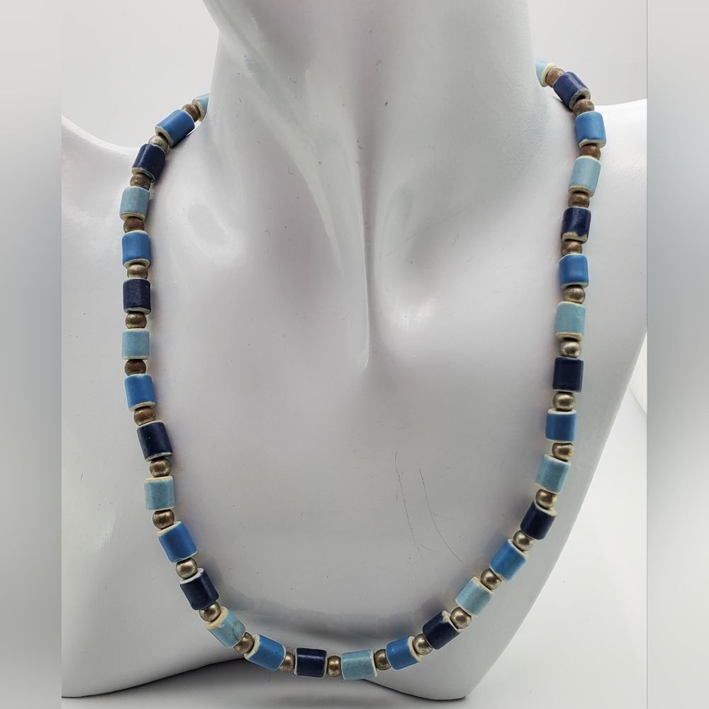 Panama jack Survivalist tube spacer‎ necklace N0707
